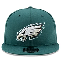 Men's New Era  Midnight Green Philadelphia Eagles Super Bowl LIX Champions Side Patch 9FIFTY Snapback Hat