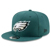 Men's New Era  Midnight Green Philadelphia Eagles Super Bowl LIX Champions Side Patch 9FIFTY Snapback Hat
