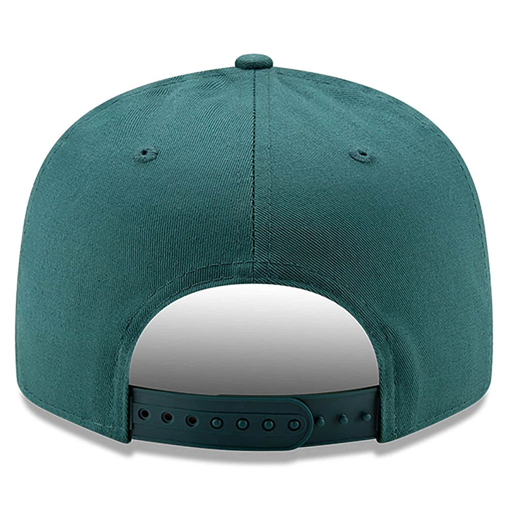 Men's New Era  Midnight Green Philadelphia Eagles Super Bowl LIX Champions Side Patch 9FIFTY Snapback Hat
