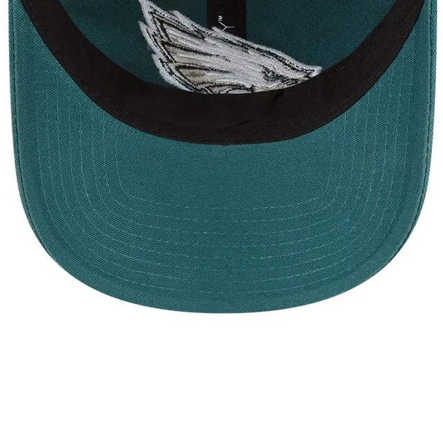 Men's Philadelphia Eagles New Era Midnight Green/Black Super Bowl LVII Side  Patch 9FORTY Adjustable Hat