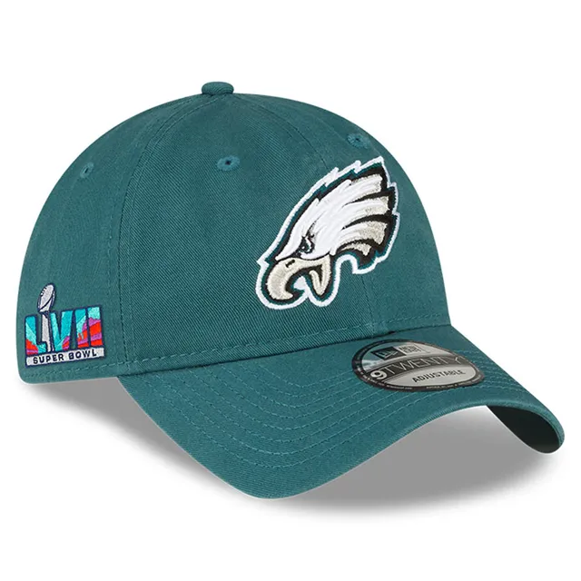 Philadelphia Eagles Cream Super Bowl LVII 9TWENTY New Era Adjustable Hat