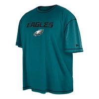 T-shirt pour homme New Era Midnight Green Philadelphia Eagles Third Down Big & Tall Puff Print