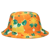 Men's New Era Orange Philadelphia Eagles Citrus Bucket Hat