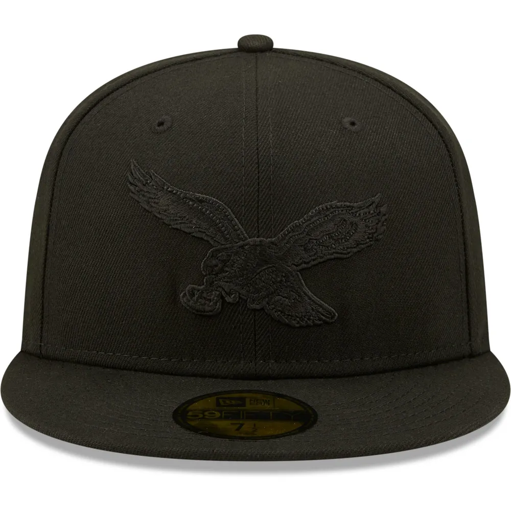 Casquette ajustée 59FIFTY pour homme avec logo alternatif noir sur Philadelphia Eagles New Era