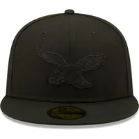 Casquette ajustée 59FIFTY pour homme avec logo alternatif noir sur Philadelphia Eagles New Era