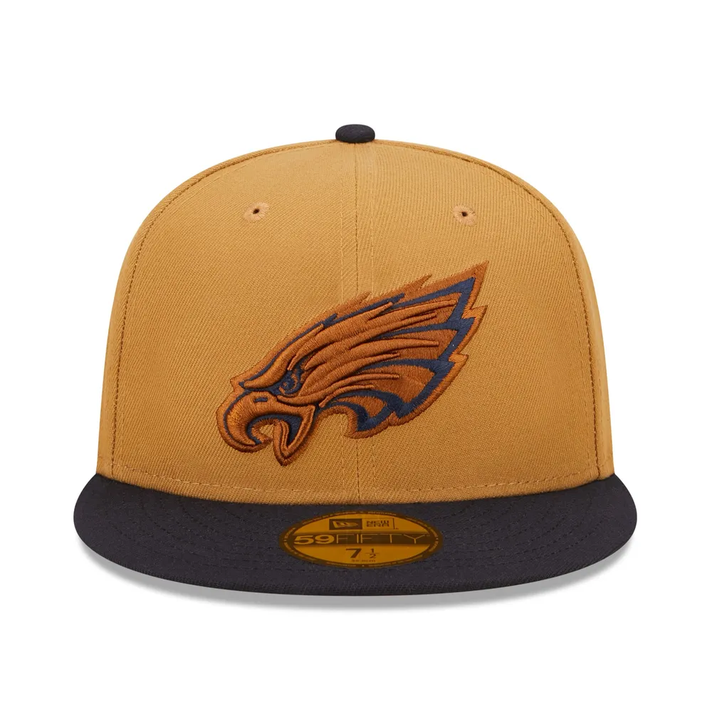 NEW! BIG EAGLES BALL CAP HAT TAN –