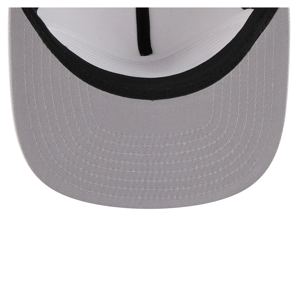 Men's New Era White Philadelphia Eagles Collide Golfer Snapback Hat