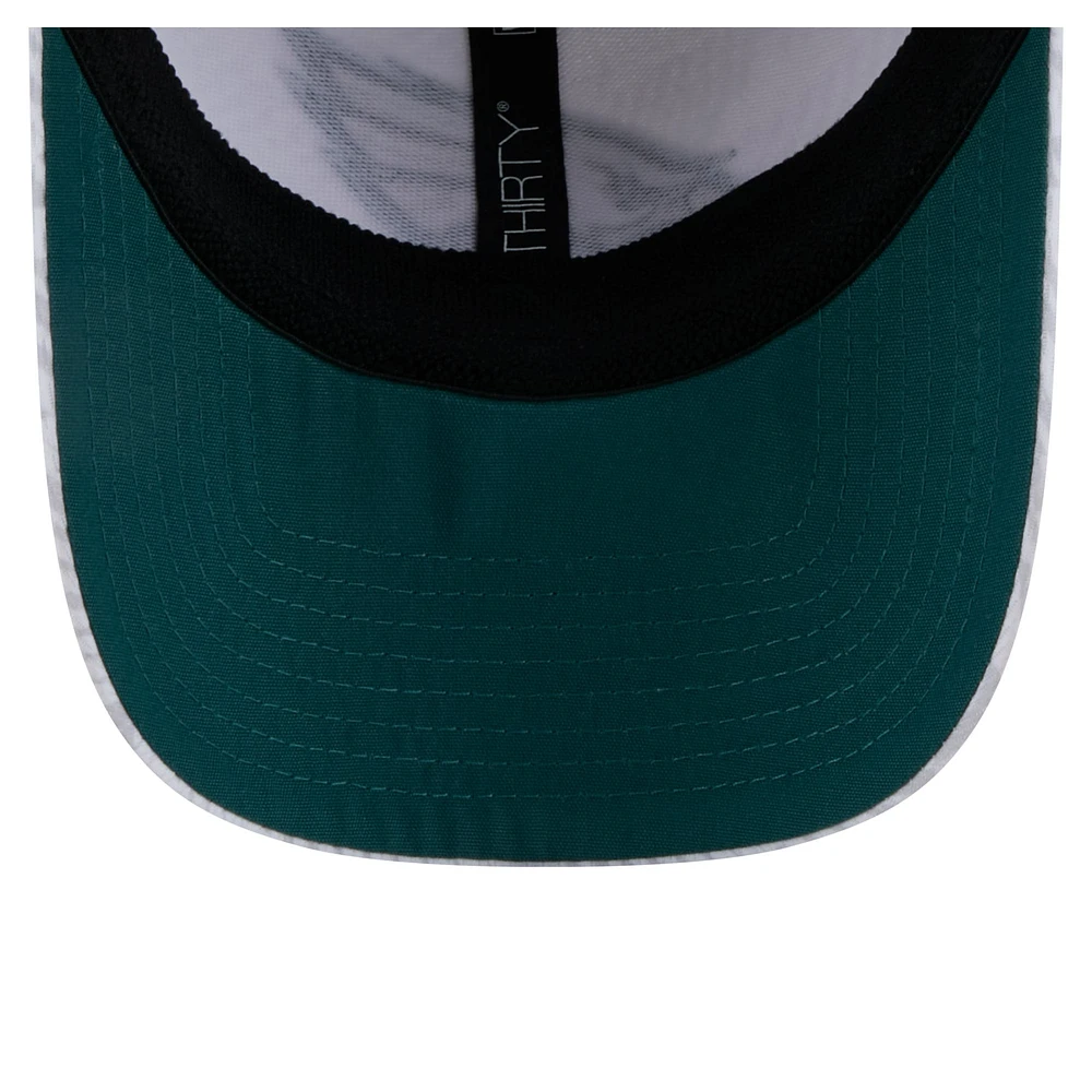 Men's New Era  White Philadelphia Eagles Gameday Graded 39THIRTY Flex Hat