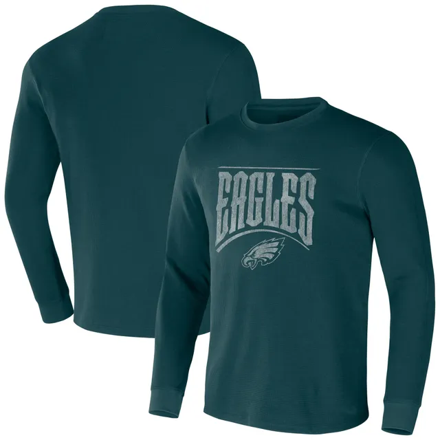 Philadelphia Eagles Nike Dri-Fit Cotton Long Sleeve Raglan T-Shirt