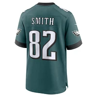 Maillot de match Nike Ainias Smith pour homme, vert nuit, Philadelphia Eagles