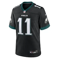 Nike A.J. pour hommes Maillot de match alternatif des Eagles Philadelphie, marron et noir