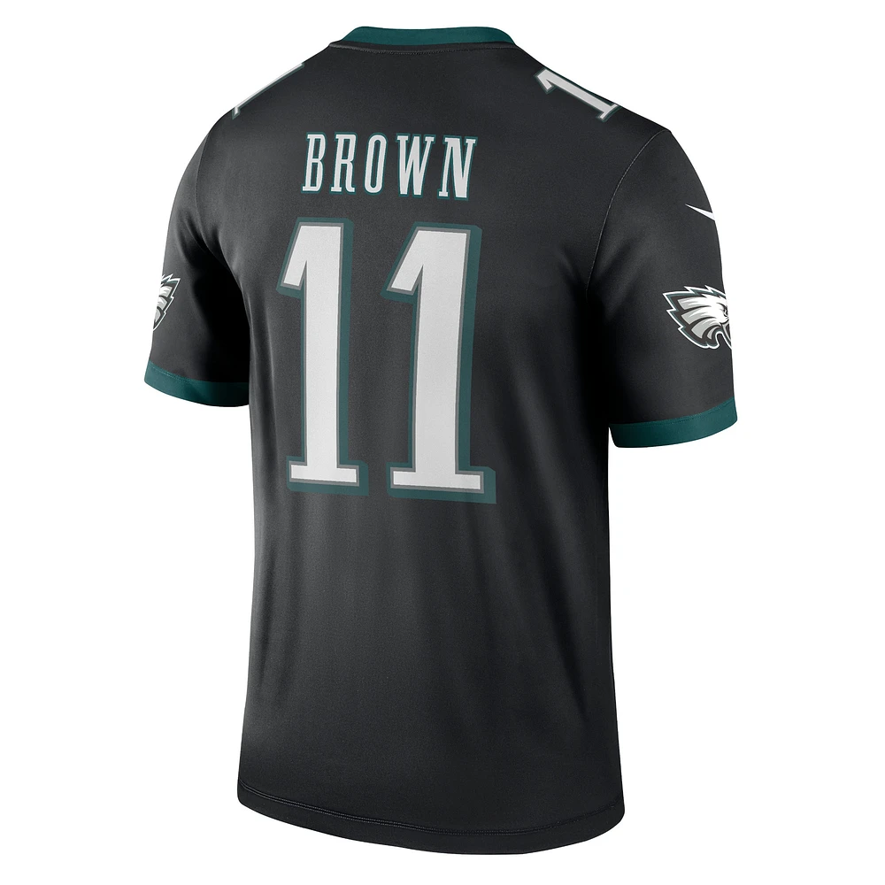 Men's Nike A.J. Brown Black Philadelphia Eagles Alternate Legend Jersey