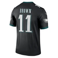 Men's Nike A.J. Brown Black Philadelphia Eagles Alternate Legend Jersey