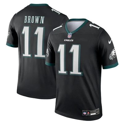 Men's Nike A.J. Brown Black Philadelphia Eagles Alternate Legend Jersey