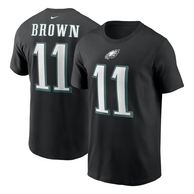 Jalen Hurts Philadelphia Eagles Fanatics Branded Icon Player Name & Number  T-Shirt - Black