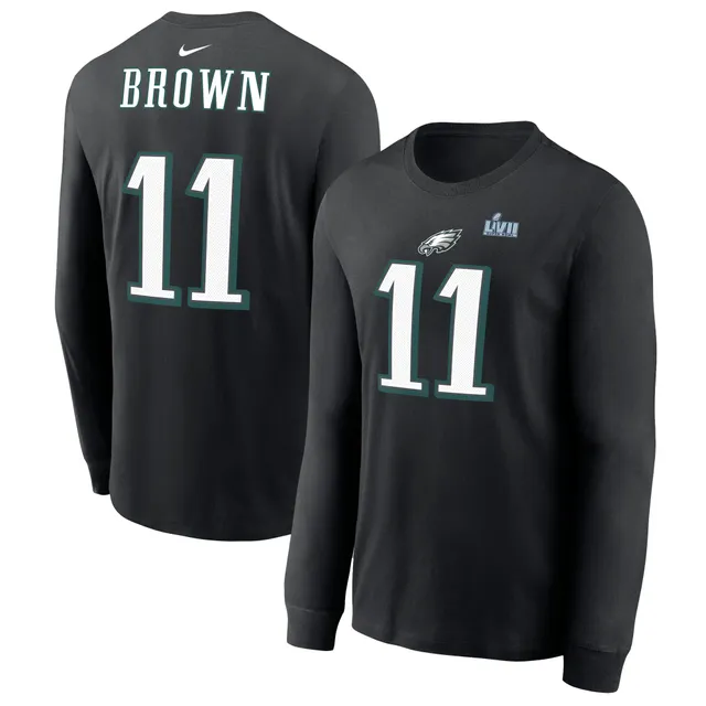 AJ Brown Philadelphia Eagles Player Icon Name & Number T-Shirt