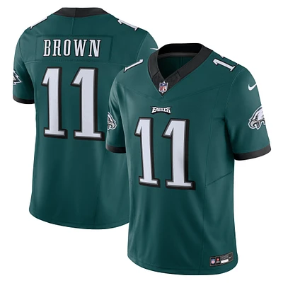 Nike A.J. pour hommes Marron Vert Philadelphia Eagles Vapor F.U.S.E. Maillot limité