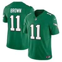 Nike A.J. pour hommes Marron Kelly Vert Philadelphia Eagles Vapor F.U.S.E. Maillot limité