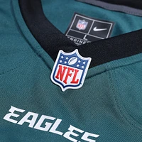 Nike A.J. pour hommes Maillot de match l'équipe des Eagles Philadelphie, marron, vert minuit