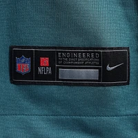 Nike A.J. pour hommes Maillot de match l'équipe des Eagles Philadelphie, marron, vert minuit