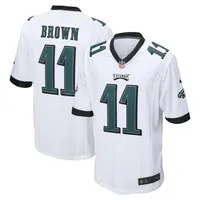 Men's Nike A.J. Brown Black Philadelphia Eagles Game Jersey