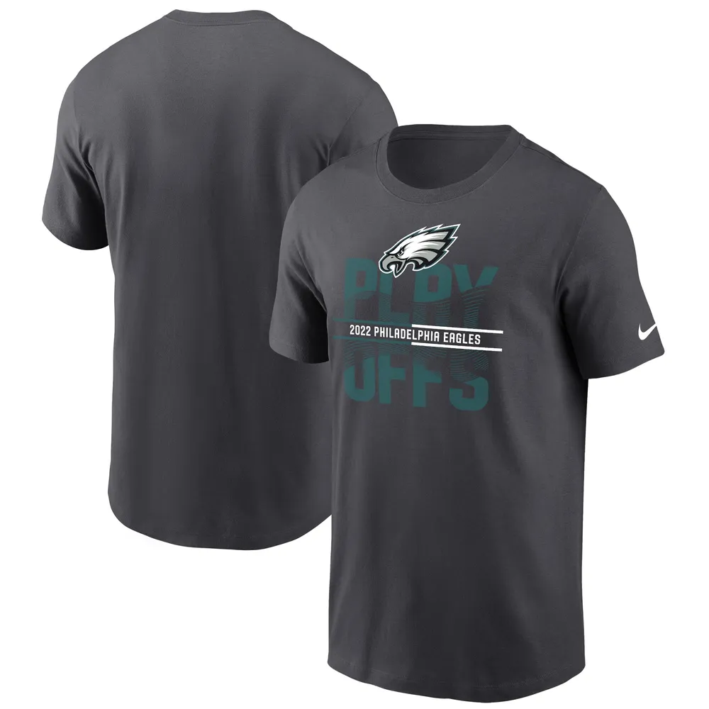 Nike Men's Anthracite Philadelphia Eagles 2022 Playoffs Iconic T