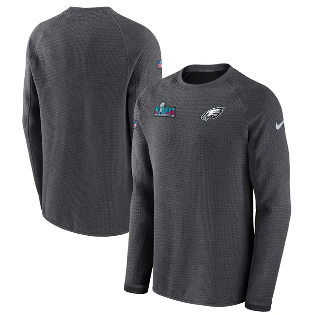 Men's Fanatics Branded Heathered Charcoal Philadelphia Eagles Playability Pullover  Sweatshirt