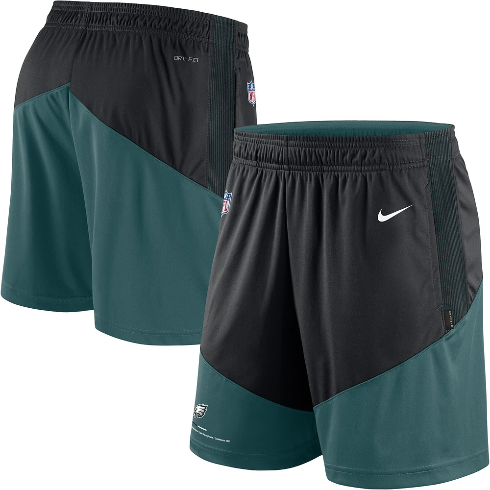 Short pour homme Nike Philadelphia Eagles Primary Lockup Performance - Noir/Vert minuit