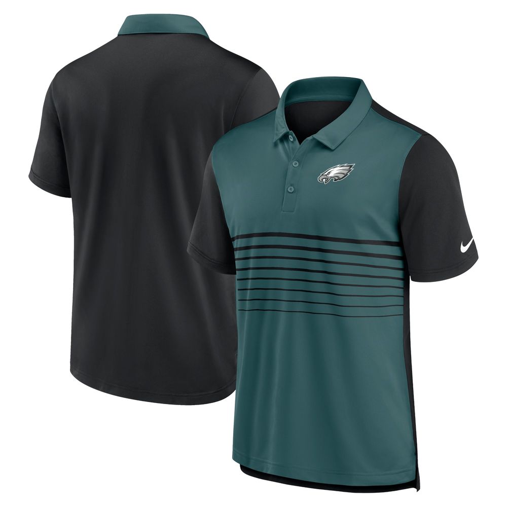 Men's Nike Black/Teal Philadelphia Eagles Fashion Performance Polo