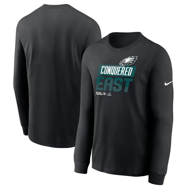 Nike Men's 2022 NFC Champions Trophy (NFL Philadelphia Eagles) T-Shirt in Grey, Size: Large | NP9901V86Z-QC9