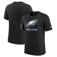 Men's Nike Black Philadelphia Eagles 2024 NFL Crucial Catch Big & Tall T-Shirt