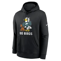 Men's Nike Black Philadelphia Eagles Hometown Fleece Pullover Hoodie