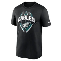 Men's Nike Black Philadelphia Eagles Legend Icon Performance T-Shirt
