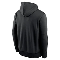 Men's Nike Black Philadelphia Eagles Performance Fleece Pullover Hoodie