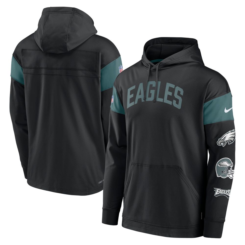 Philadelphia Eagles Nike Fan Gear Wordmark Performance Pullover