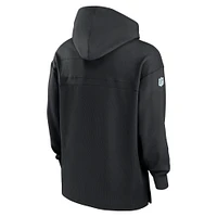 Men's Nike Black Philadelphia Eagles Sideline Jersey Performance Pullover Hoodie