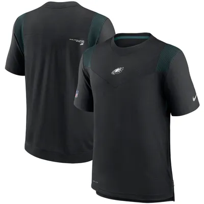 Men's Philadelphia Eagles Sideline Dri-FIT Team Issue Long Sleeve Black  T-Shirt