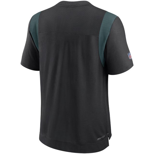 Nike Men's Dri-Fit Sideline Team (NFL Philadelphia Eagles) Long-Sleeve T-Shirt in Grey, Size: 2XL | 00LX06G86-0BI