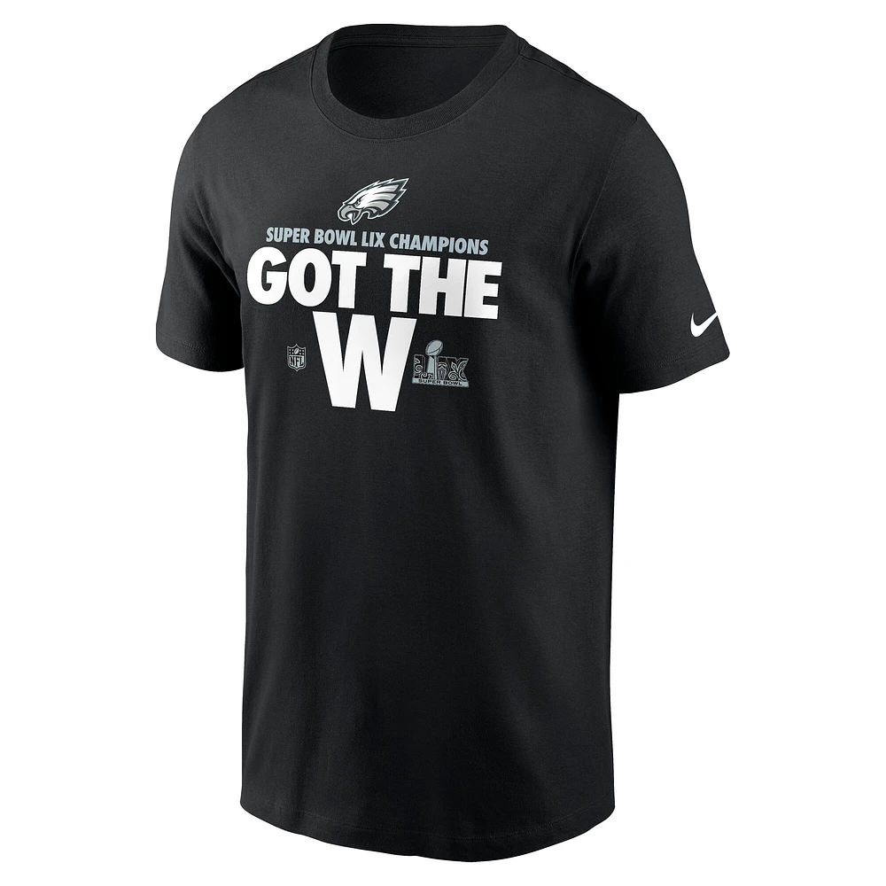 Men's Nike Black Philadelphia Eagles Super Bowl LIX Champions Parade T-Shirt