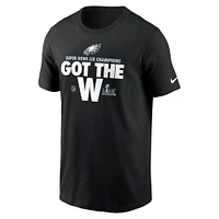 Men's Nike Black Philadelphia Eagles Super Bowl LIX Champions Parade T-Shirt