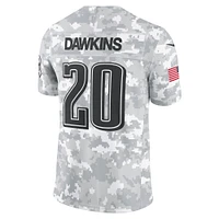 Men's Nike Brian Dawkins Arctic Camo Philadelphia Eagles 2024 Salute to Service Retired Player Limited Jersey