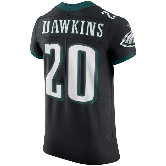 Men's Nike Brian Dawkins Black Philadelphia Eagles Retired Player RFLCTV  Limited Jersey