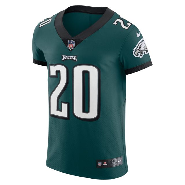 Men's Mitchell & Ness Brian Dawkins Midnight Green Philadelphia Eagles Retired Player Name & Number Long Sleeve Top