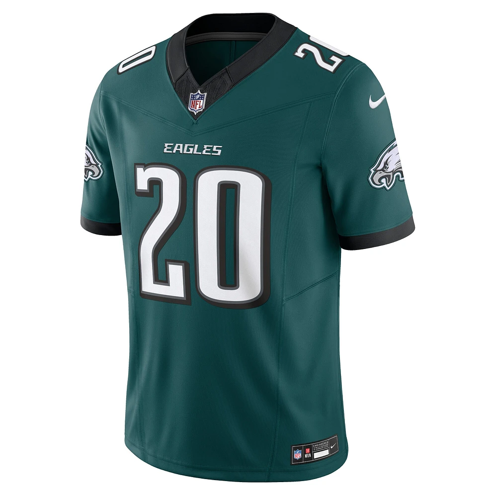 Nike Brian Dawkins pour homme Vert nuit Philadelphia Eagles Vapor F.U.S.E. Maillot limité