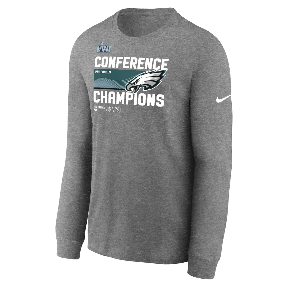 Philadelphia Eagles Nike Youth 2022 NFC Champions Locker Room Trophy  Collection Long Sleeve T-Shirt - Gray