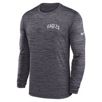 Nike Men's Gray Philadelphia Eagles Sideline Athletic Stack