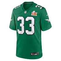 Men's Nike Cooper DeJean Kelly Green Philadelphia Eagles Super Bowl LIX 2nd Alternate Game Jersey