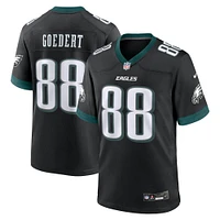 Maillot de match alternatif Nike Dallas Goedert pour homme, noir, Philadelphia Eagles