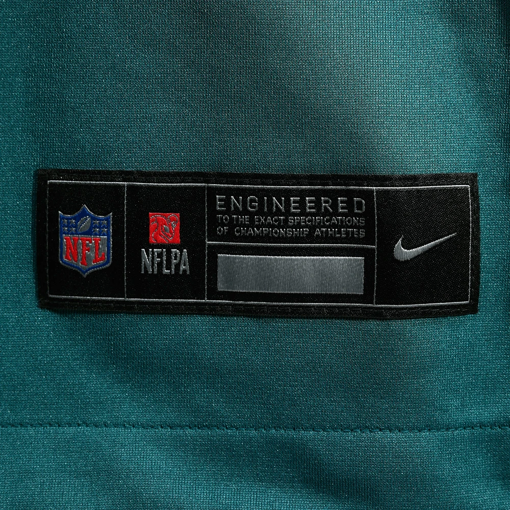 Men's Nike Dallas Goedert Midnight Green Philadelphia Eagles Super Bowl LIX Game Player Jersey
