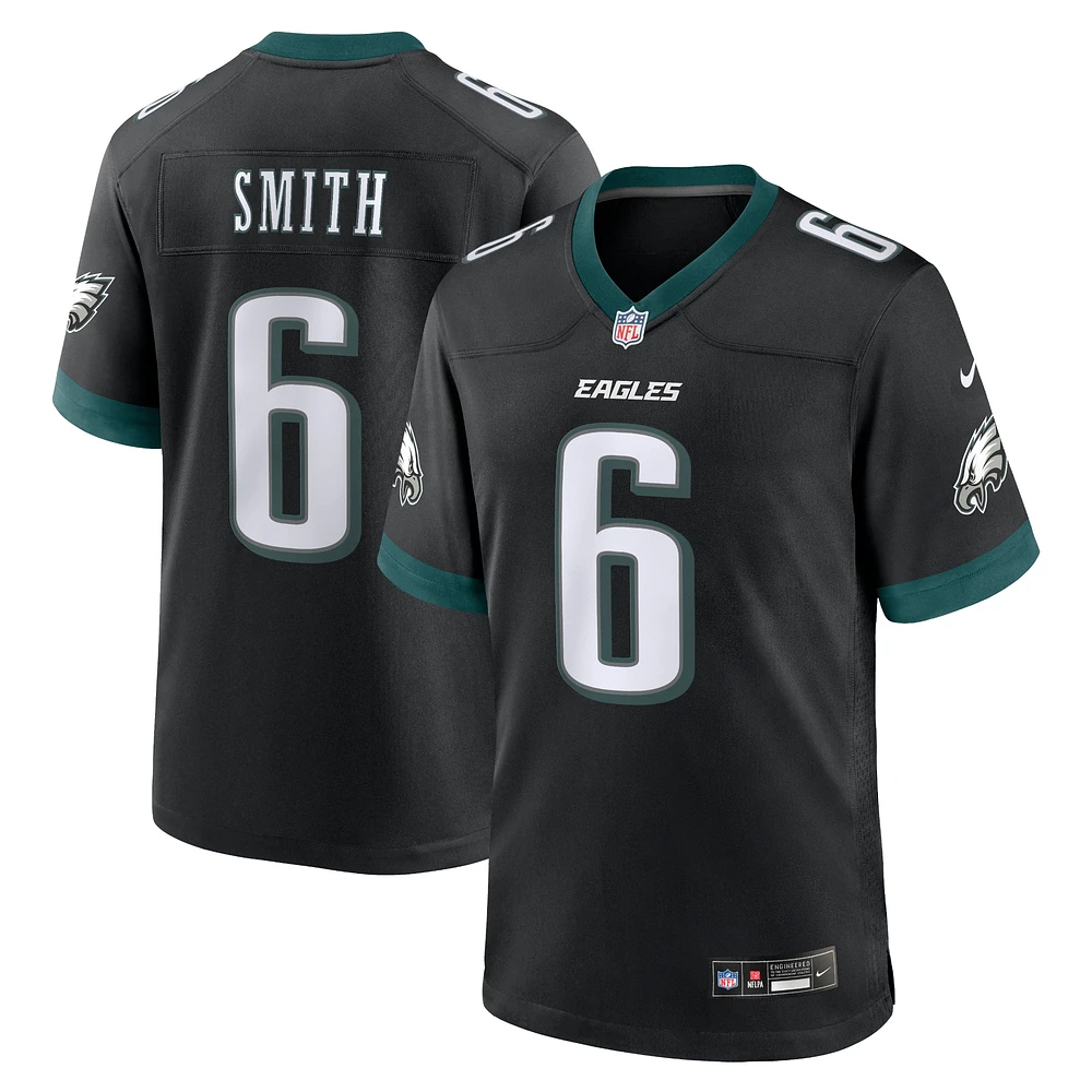 Men's Nike DeVonta Smith Black Philadelphia Eagles Alternate Game Jersey